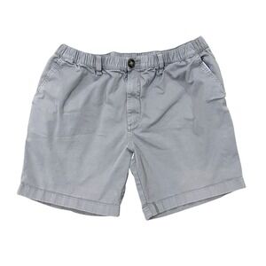 Chubbies 7"‎ Originals Stretch Twill Elastic Waist Shorts Gray Men's XL
